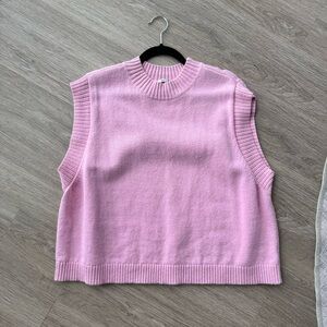 Darling pink sweater vest